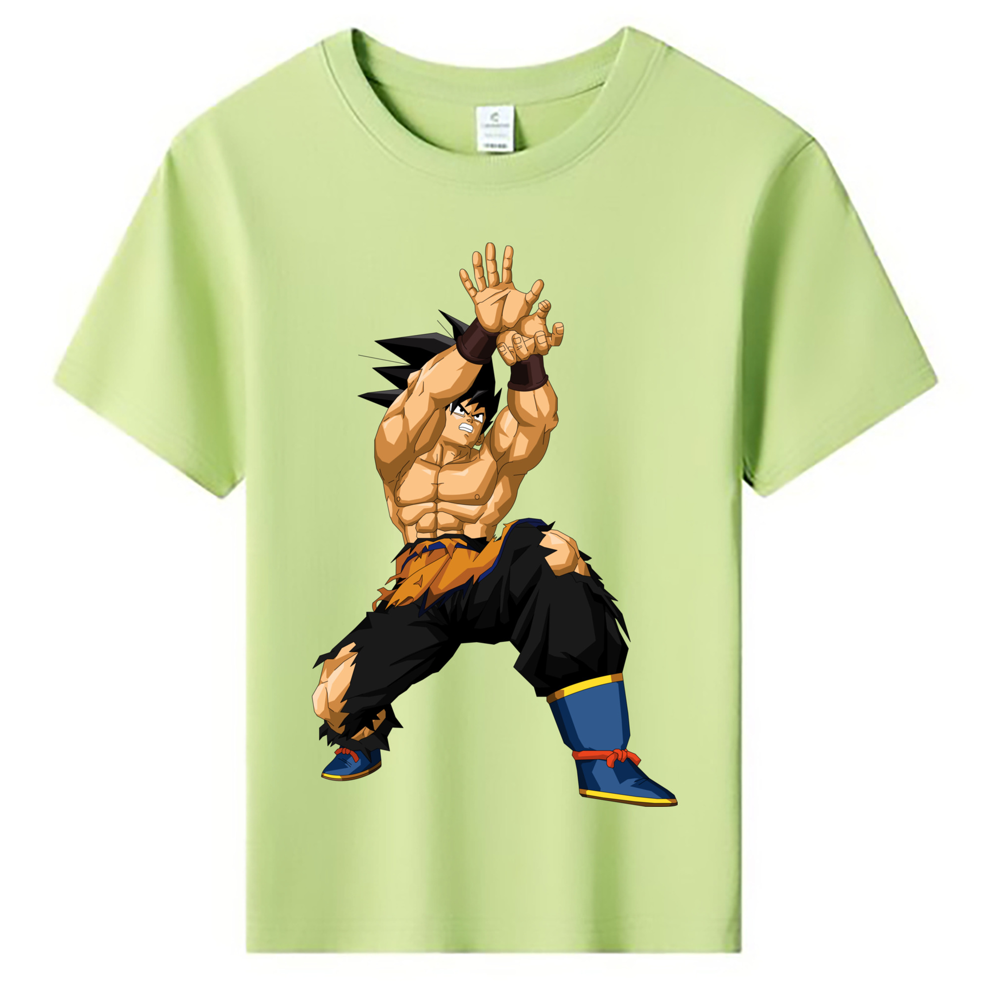 （画像用） ドラゴンボール 孫悟空（そん ごくう）Son Goku カカロット DRAGON BALL Kakarotto 綿100％キッズTシャツ（フロントプリント）